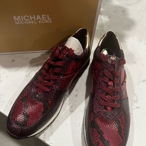 New Michael Kors Allie Wrap Trainers, Size 11